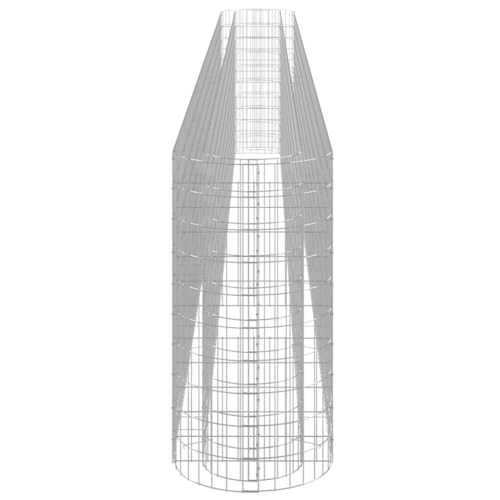 Gabion Raised Bed Galvanized Iron 240.2"x19.7"x39.4" for Outdoor Plants - White, Black, Other