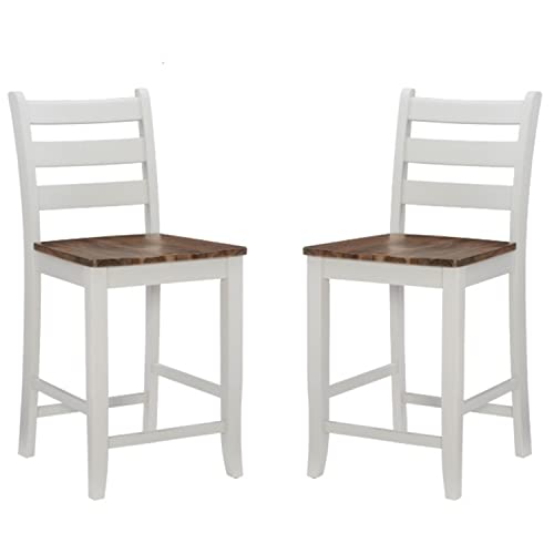 Powell Company Sita Three Piece Counter Dining Set Light Grey & Birch