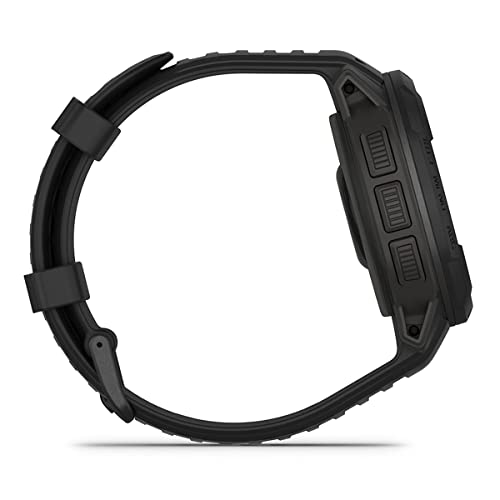 PlayBetter Garmin Instinct Crossover Solar Tactical Hybrid Smart Watch Black
