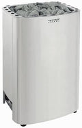 The Sauna Place Finlandia/Harvia Club 10kw Sauna Heater with Xenio WiFi Digital Wall Control Silver