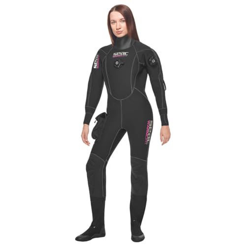 SEAC Women's Warmdry 4mm Neoprene Dry Suit Black X-Small