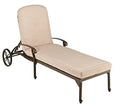 Homestyles Capri Outdoor Chaise Lounge Taupe