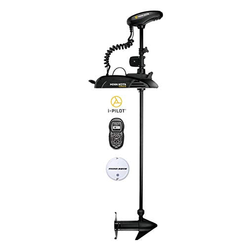Minn Kota Terrova Freshwater Bow-Mount Trolling Motor with i-Pilot GPS 54-Inch Shaft 12-Volt 55-Pound Black