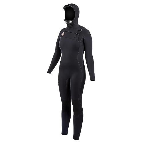 Ride Engine Women's Onsen 5/4/3 Front Zip Hooded Full Wetsuit Size 4