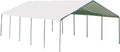 ShelterLogic 18' x 30' SuperMax Heavy Duty Steel Frame Canopy White