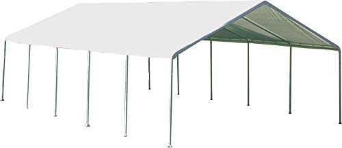 ShelterLogic 18' x 30' SuperMax Heavy Duty Steel Frame Canopy White
