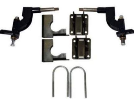 3G Lift Kit Combo with 12" Flash Wheels & Tires for EZGO RXV Electric Golf Carts 2013.5+
