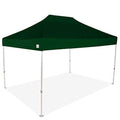 Impact Canopy 10' x 15' Pop Up Canopy Tent Commercial Grade Aluminum Frame 500D Fabric Forest Green