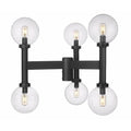 Z-Lite Laurent Outdoor Post Light 6-Light 360 Watts Black