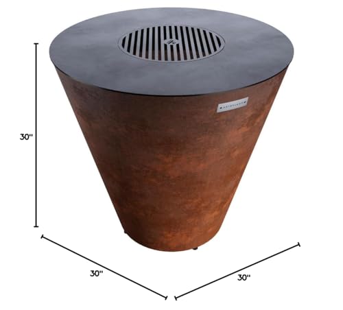ARTEFLAME Charcoal BBQ Grill and Fire Pit Bundle 30" with 9 Accessories