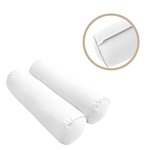 DBM IMPORTS Style3 6PC Outdoor Daybed Mattress Cushion Set Twin-XL White