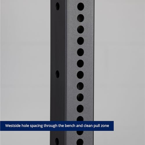 Titan Fitness X-3 Series Short Bolt-Down Power Rack 36-in Depth Black