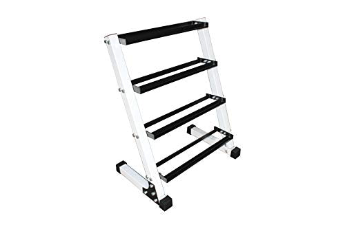 Ader Heavy Duty Dumbbell Set with Rack 35-80 lbs 8 Pairs