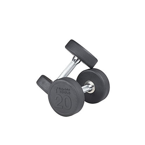 Body-Solid Premium Dumbbell Set with Vertical Rack & Mat 5-30 lb
