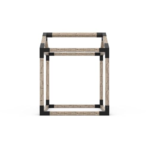 TOJAGRID Grid 30 Single Pergola Kit with Base for 6x6 Wood Posts