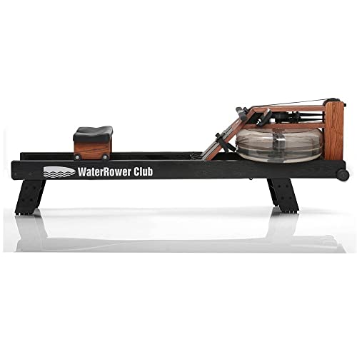 WaterRower Club Rowing Machine with S4 Monitor Rose and Black