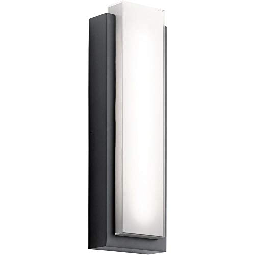 Kichler Dahlia Outdoor Wall Sconce 2-Light 139.6 Watts Black