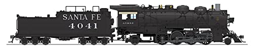 Broadway Limited Steam Locomotive ATSF 4000 Class 2-8-2 4018 Paragon4 Sound DC DCC HO Gray/Red