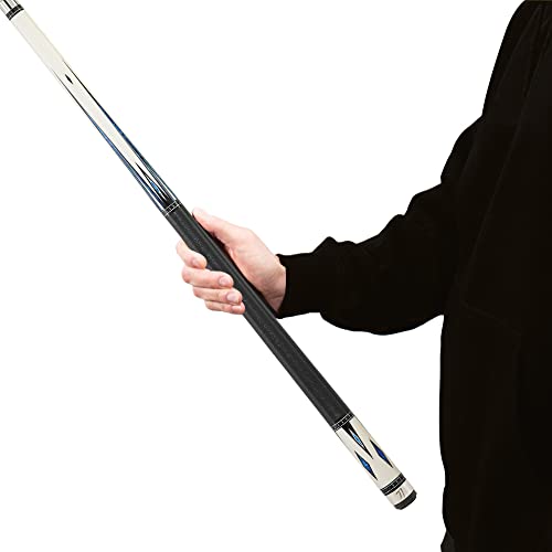 KATANA KAT03 Pool Cue Cream/Black Sapphire Blue Diamonds 20oz