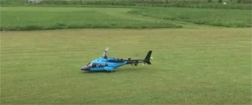 NOBRIM RC Helicopter 800 Size Blue Black Bell222 Fuselage V2 KIT