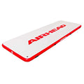 AIRHEAD Air Dock Watermat Inflatable | Holds Over 2000 Pounds, 12 Person | White / Red