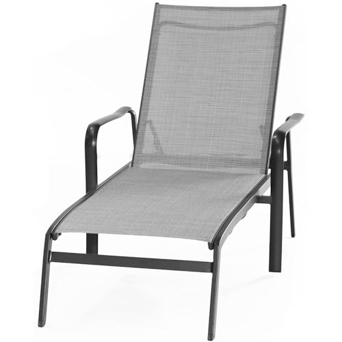 Hanover Foxhill 2-Piece Chaise Lounge Set Gray/Gunmetal