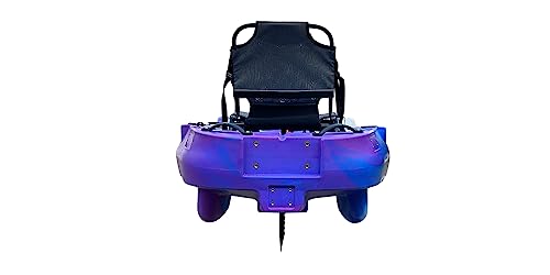 BKC FPK 8-Foot Single Foldable Kayak w/Pedal Drive, Paddle & Seat Included by BKC