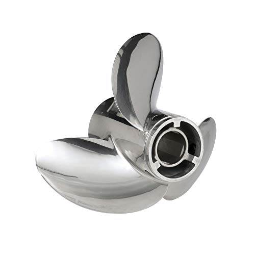 Quicksilver Q3 13.6" Diameter 21" Pitch 3-Blade Stainless Steel Propeller Right Hand Rotation
