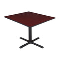Regency Cain 48" Square Breakroom Table Mahogany