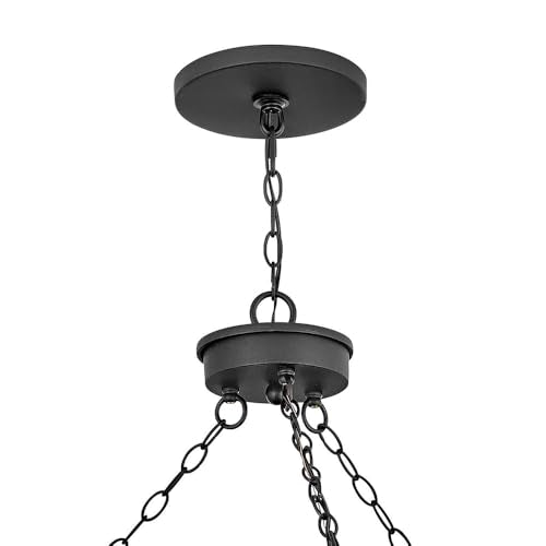Hinkley Lakehouse Outdoor Large 6-Light Chandelier Black