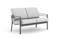 Winston Southern Cay Cushion Loveseat Weathered Teak/Idol Cloud