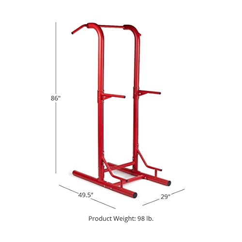 Titan Fitness Outdoor Power Tower Red