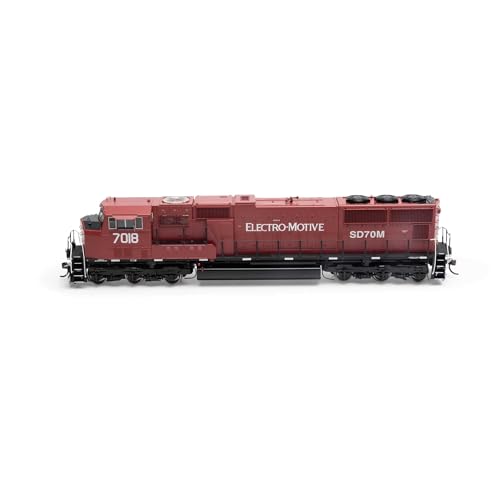 Athearn HO SD70M Locomotive w/DCC & Sound EMDX Maroon/Black #7018