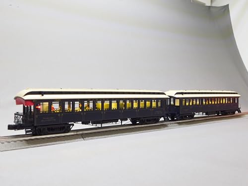Lionel Wabash Wood Observation Coach 2 Pack O Gauge Natural Color