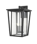 Z-Lite 571XL-BK 3 Light Outdoor Wall Sconce Black