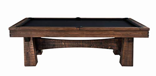 Playcraft Bull Run 8' Slate Pool Table Brown Black