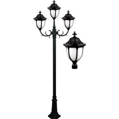 DABMAR LIGHTING INC Showcase 3-Light Post Fixture GM5526-VG