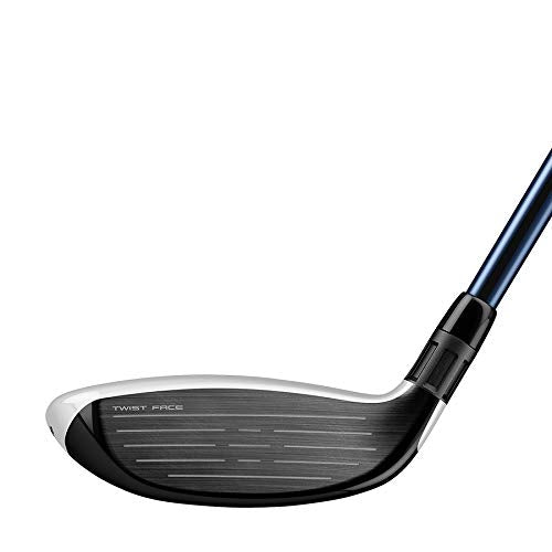 TaylorMade SIM MAX Hybrid #4 22 Degree Loft Right Hand Stiff Flex Titanium Black Blue