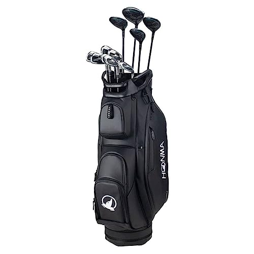 HONMA 2023 Beres NX Full Set Right 11 Clubs + 1 Cart Bag Vizard for NX 45 Graphite Regular Black