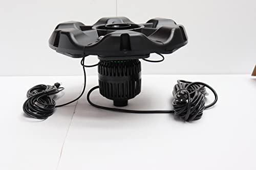 EasyPro Pond Products Starburst Mini Floating Fountain with LED Light Set Crystal