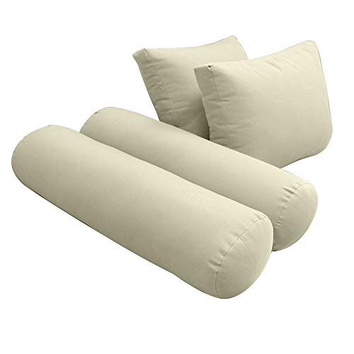 Prolinemax Style1 Twin Size 5PC Outdoor Daybed Mattress Cushion Set Beige