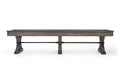Empire USA Plank & Hide Otis Shuffleboard Table Weathered Grey 12'