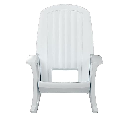 Semco Rockaway Heavy-Duty Outdoor Rocking Chair White (4 Pack)