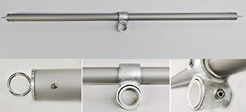 Telepole Manufacturing Inc 20' Superior 2 Telescoping Nautical Flagpole Silver