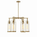Eurofase Yasmin 6-Light Outdoor Pendant Vintage Style Aged Gold