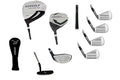 AGXGOLF Men's Left Hand Tall Length XE Edition Executive Golf Club Set (+1.0 inch)