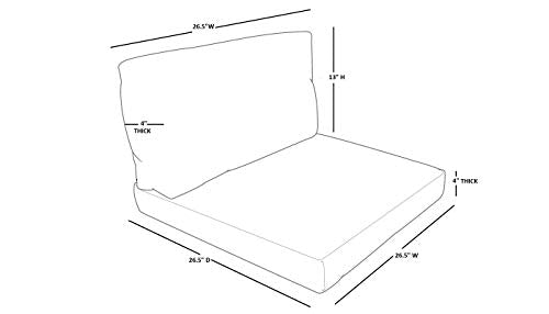 TK Classics Cushion Set for BELLE-11a Aruba