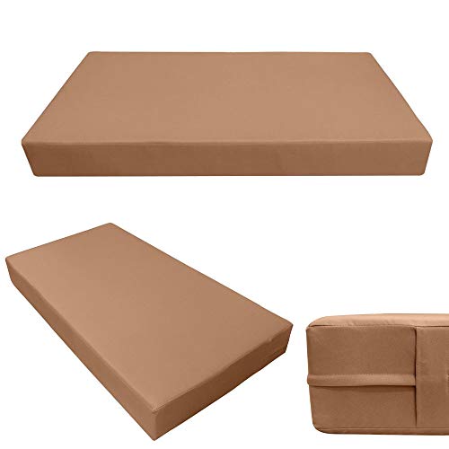 Prolinemax Style1 Twin Size 5PC Outdoor Daybed Mattress Cushion Set Brown