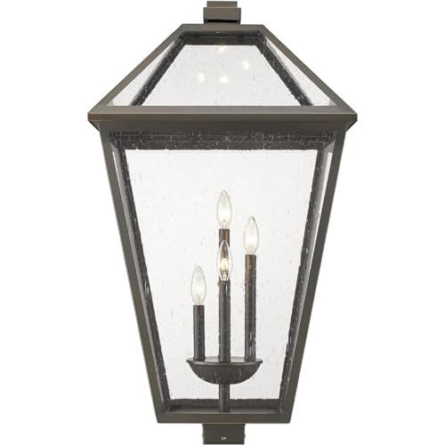 Z-Lite Talbot Outdoor Post 4-Light Oil Rubbed Bronze