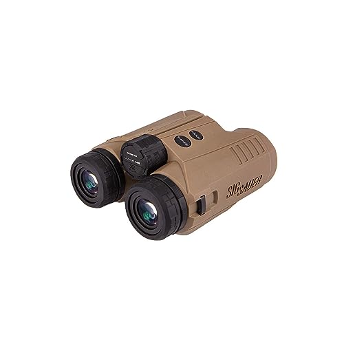 Sig Sauer KILO10K-ABS HD 10x42mm Waterproof Ballistic Laser Rangefinder Binoculars FDE